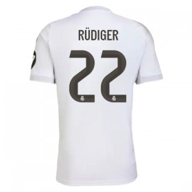 Real Madrid Rudiger 22 Hjemme 2025-26 - Fodboldtrøjer (S/S)